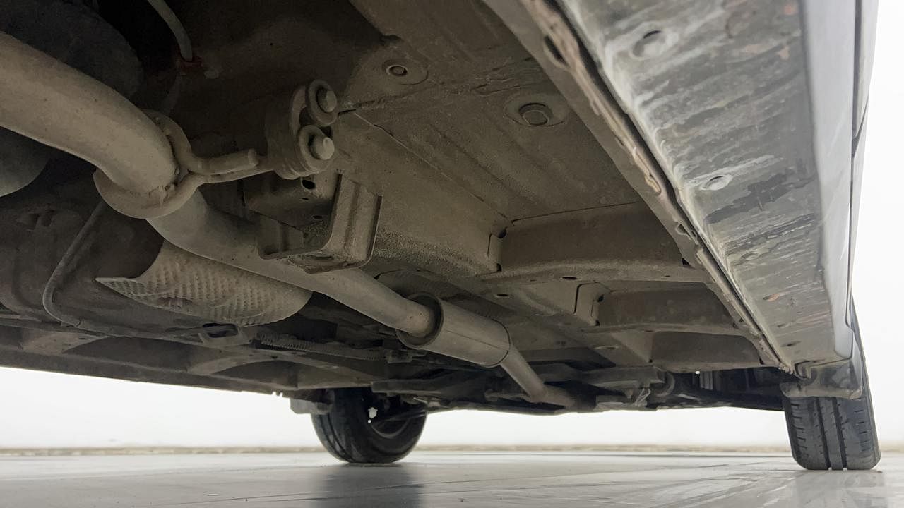 Used 2016 Mahindra KUV100 [2015-2017] K6 D 6 STR Diesel Manual extra REAR RIGHT UNDERBODY VIEW