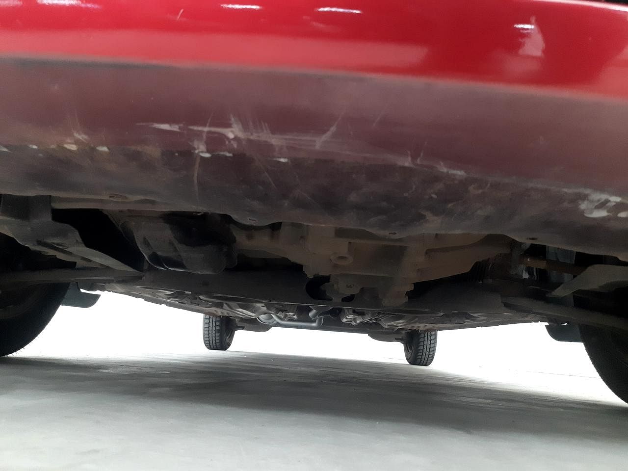 Used 2018 Datsun Go Plus [2014-2019] T Petrol Manual extra FRONT LEFT UNDERBODY VIEW