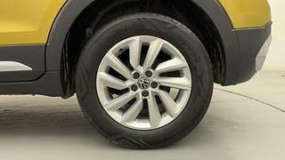 Used 2022 Volkswagen Taigun Highline 1.0 TSI MT Petrol Manual tyres LEFT REAR TYRE RIM VIEW