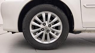 Used 2014 Toyota Etios [2010-2017] VX D Diesel Manual tyres LEFT FRONT TYRE RIM VIEW