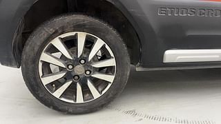 Used 2015 Toyota Etios Cross [2014-2020] 1.5 V Petrol Manual tyres RIGHT REAR TYRE RIM VIEW