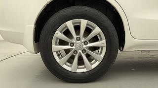Used 2014 Maruti Suzuki Ertiga [2012-2015] ZXi Petrol Manual tyres RIGHT REAR TYRE RIM VIEW