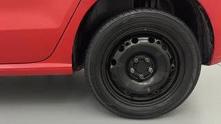 Used 2015 Volkswagen Polo [2015-2019] Comfortline 1.2L (P) Petrol Manual tyres LEFT REAR TYRE RIM VIEW