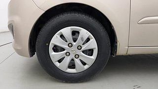 Used 2010 Hyundai i10 [2010-2016] Sportz 1.2 Petrol Petrol Manual tyres LEFT FRONT TYRE RIM VIEW