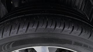 Used 2020 Mahindra XUV 300 W8 (O) Petrol Petrol Manual tyres LEFT REAR TYRE TREAD VIEW