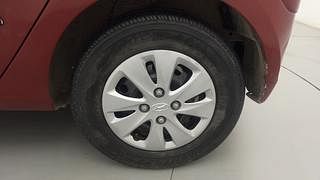 Used 2012 Hyundai i10 [2010-2016] Magna 1.2 Petrol Petrol Manual tyres LEFT REAR TYRE RIM VIEW