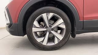 Used 2022 Volkswagen Taigun Topline 1.0 TSI MT Petrol Manual tyres LEFT FRONT TYRE RIM VIEW