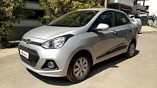 Used 2015 Hyundai Xcent [2014-2017] S (O) Petrol Petrol Manual exterior LEFT FRONT CORNER VIEW