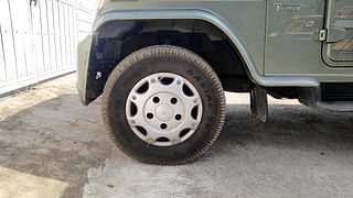 Used 2018 Mahindra Bolero [2011-2020] ZLX BS IV Diesel Manual tyres LEFT FRONT TYRE RIM VIEW