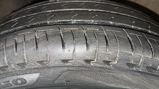 Used 2021 Maruti Suzuki Ignis Alpha MT Petrol Petrol Manual tyres LEFT FRONT TYRE TREAD VIEW