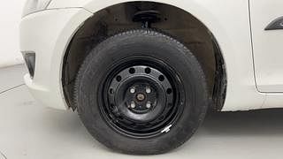 Used 2013 Maruti Suzuki Swift [2011-2017] VXi Petrol Manual tyres LEFT FRONT TYRE RIM VIEW
