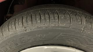 Used 2017 Hyundai Eon [2011-2018] Sportz Petrol Manual tyres LEFT FRONT TYRE TREAD VIEW
