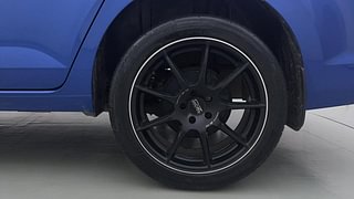 Used 2022 Volkswagen Virtus Topline 1.0 TSI MT Petrol Manual tyres LEFT REAR TYRE RIM VIEW