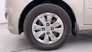Used 2011 Hyundai i10 [2010-2016] Sportz 1.2 Petrol Petrol Manual tyres LEFT FRONT TYRE RIM VIEW