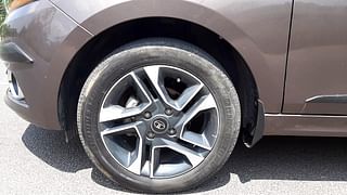 Used 2018 Tata Tigor Revotron XZA Petrol Automatic tyres LEFT FRONT TYRE RIM VIEW