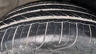 Used 2017 Mahindra KUV100 [2015-2017] K6 6 STR Petrol Manual tyres RIGHT FRONT TYRE TREAD VIEW