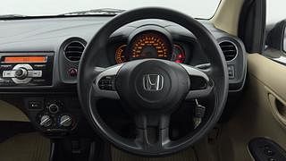 Used 2014 Honda Amaze [2013-2016] 1.2 S i-VTEC Petrol Manual interior STEERING VIEW