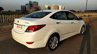 Used 2011 Hyundai Verna [2011-2015] Fluidic 1.6 VTVT SX Opt AT Petrol Automatic exterior RIGHT REAR CORNER VIEW