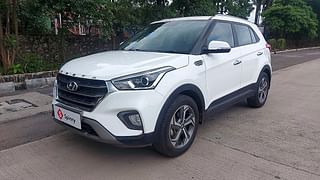 Used 2019 Hyundai Creta [2018-2020] 1.6 SX AT VTVT Petrol Automatic exterior LEFT FRONT CORNER VIEW