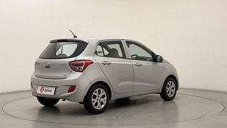 Used 2014 Hyundai Grand i10 [2013-2017] Magna 1.2 Kappa VTVT CNG (outside fitted) Petrol+cng Manual exterior RIGHT REAR CORNER VIEW