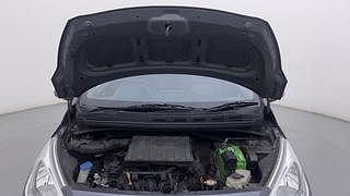 Used 2017 Hyundai Grand i10 [2017-2020] Sportz (O) AT 1.2 Kappa VTVT Petrol Automatic engine ENGINE & BONNET OPEN FRONT VIEW