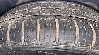 Used 2017 Ford Figo [2015-2019] Titanium 1.2 Ti-VCT Petrol Manual tyres LEFT FRONT TYRE TREAD VIEW