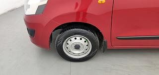 Used 2017 Maruti Suzuki Wagon R 1.0 [2010-2019] LXi Petrol Manual tyres LEFT FRONT TYRE RIM VIEW