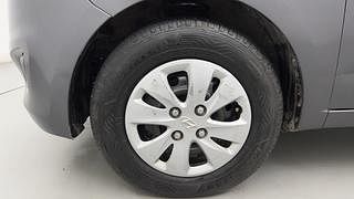 Used 2012 Hyundai i10 [2010-2016] Magna 1.2 Petrol Petrol Manual tyres LEFT FRONT TYRE RIM VIEW