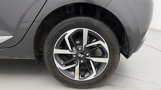 Used 2022 Hyundai Grand i10 Nios Asta AMT 1.2 Kappa VTVT Petrol Automatic tyres LEFT REAR TYRE RIM VIEW