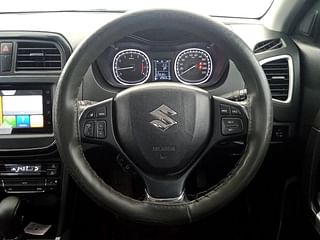 Used 2022 Maruti Suzuki Vitara Brezza [2020-2022] ZXI Plus AT Petrol Automatic interior STEERING VIEW