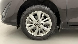 Used 2018 Toyota Yaris [2018-2021] VX CVT Petrol Automatic tyres LEFT FRONT TYRE RIM VIEW