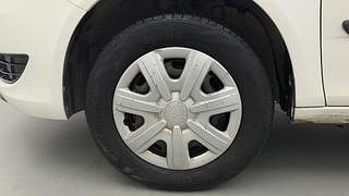 Used 2011 Skoda Fabia [2010-2015] Ambiente 1.2 MPI Petrol Manual tyres LEFT FRONT TYRE RIM VIEW