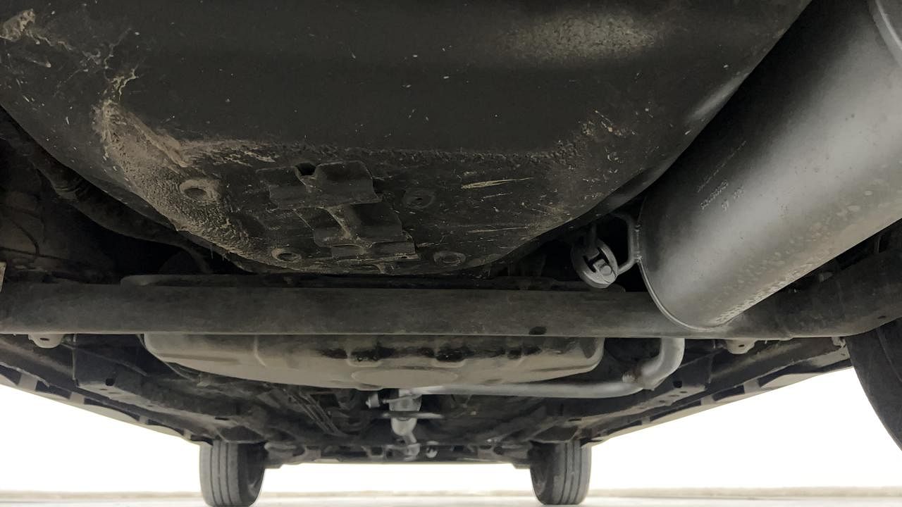 Used 2021 Tata Tiago NRG XZ AMT Petrol Automatic extra REAR UNDERBODY VIEW (TAKEN FROM REAR)