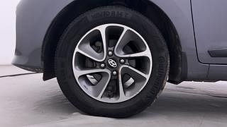 Used 2019 Hyundai Grand i10 [2017-2020] Asta 1.2 Kappa VTVT Petrol Manual tyres LEFT FRONT TYRE RIM VIEW