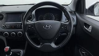 Used 2019 Hyundai Grand i10 [2017-2020] Sportz 1.2 Kappa VTVT Dual Tone Petrol Manual interior STEERING VIEW