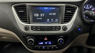 Used 2019 Hyundai Verna [2017-2020] 1.6 VTVT SX (O) Petrol Manual interior MUSIC SYSTEM & AC CONTROL VIEW