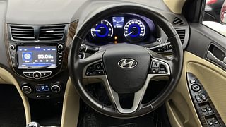 Used 2017 Hyundai Fluidic Verna 4S [2015-2017] 1.6 CRDi SX Diesel Manual interior STEERING VIEW