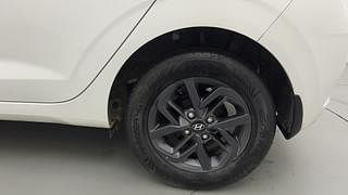 Used 2022 Hyundai Grand i10 Nios Sportz 1.2 Kappa VTVT Petrol Manual tyres LEFT REAR TYRE RIM VIEW