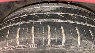 Used 2014 Hyundai Grand i10 [2013-2017] Sportz 1.2 Kappa VTVT Petrol Manual tyres LEFT FRONT TYRE TREAD VIEW