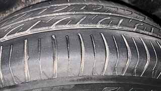 Used 2017 Maruti Suzuki Ertiga [2015-2018] VXI AT Petrol Automatic tyres LEFT REAR TYRE TREAD VIEW