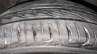 Used 2011 Hyundai Santro Xing [2007-2014] GLS Petrol Manual tyres LEFT FRONT TYRE TREAD VIEW