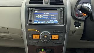 Used 2012 Toyota Corolla Altis [2011-2014] VL AT Petrol Petrol Automatic interior MUSIC SYSTEM & AC CONTROL VIEW