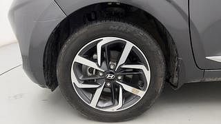 Used 2022 Hyundai Grand i10 Nios Asta AMT 1.2 Kappa VTVT Petrol Automatic tyres LEFT FRONT TYRE RIM VIEW