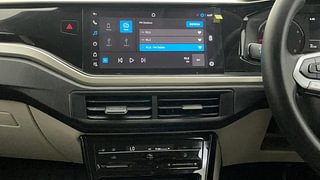 Used 2022 Volkswagen Virtus Highline 1.0 TSI AT Petrol Automatic interior MUSIC SYSTEM & AC CONTROL VIEW