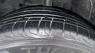 Used 2023 Tata Nexon XZ Plus S Petrol Manual tyres LEFT FRONT TYRE TREAD VIEW