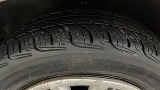 Used 2011 Hyundai Santro Xing [2007-2014] GLS Petrol Manual tyres LEFT FRONT TYRE TREAD VIEW