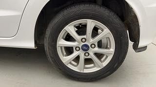 Used 2019 Ford Figo [2019-2021] Titanium AT Petrol Petrol Automatic tyres LEFT REAR TYRE RIM VIEW