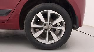 Used 2014 Hyundai Elite i20 [2014-2018] Asta 1.4 CRDI Diesel Manual tyres LEFT REAR TYRE RIM VIEW
