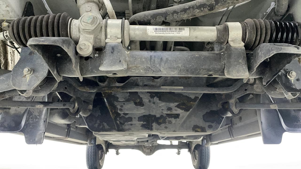 Used 2022 Maruti Suzuki Eeco AC(O) 5 STR Petrol Manual extra FRONT LEFT UNDERBODY VIEW