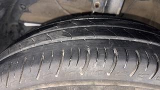 Used 2021 Maruti Suzuki Baleno [2019-2022] Delta Petrol Petrol Manual tyres LEFT FRONT TYRE TREAD VIEW